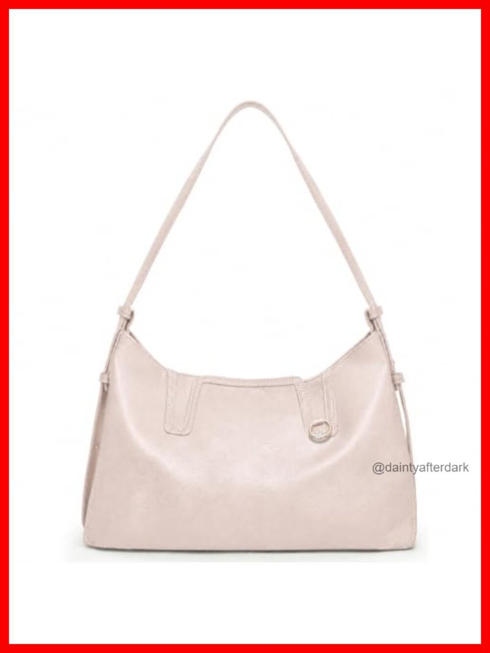 Faux Leather Large Hobo Shoulder Bag Slouchy Tote for Travel Work